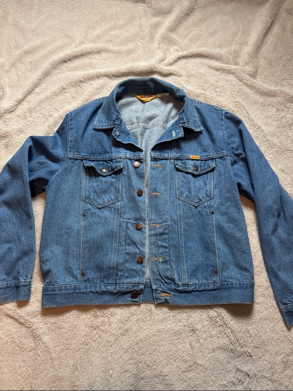 Vintage Rustler Denim Jean Jacket